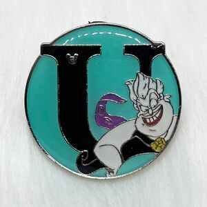 🔮 5/$25 Disney Alphabet‎ The Little Mermaid U for Ursula Pin